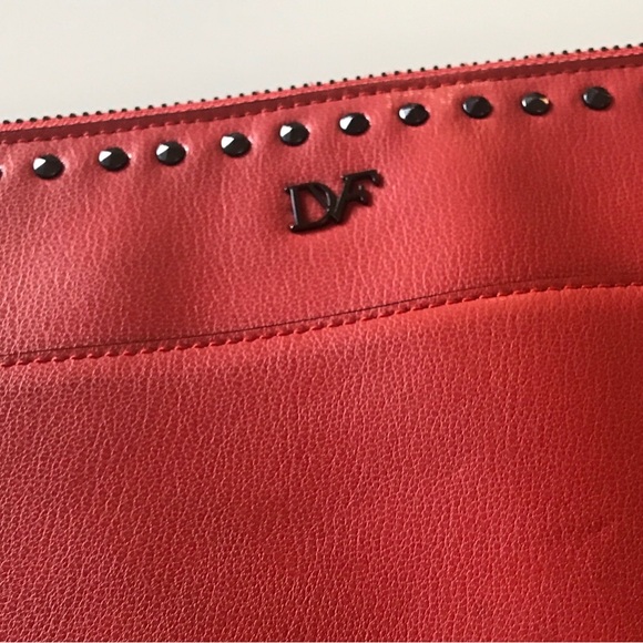 DVF diane von furstenberg Orange Pouchette Clutch - Picture 5 of 11
